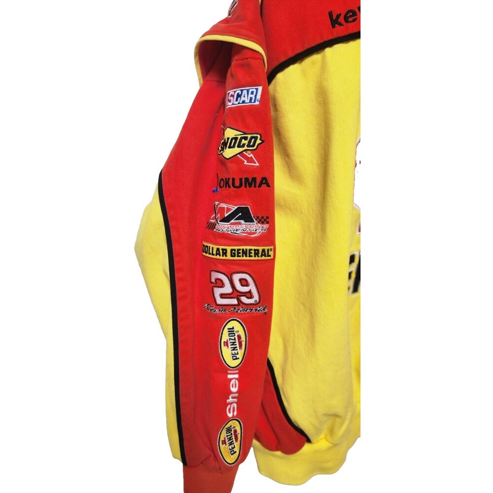 Kevin Harvick #29 Penzoil Shell Coat Jacket Size XL Chase Authentic Drivers Line - Picture 6 of 16